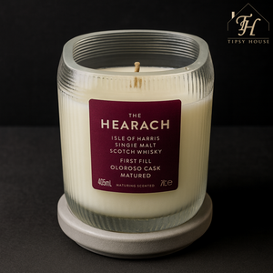 Luxury Hearach Harris Whisky Bottle Candle